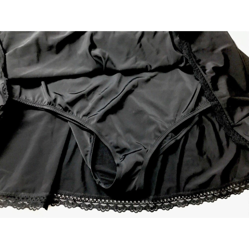 NWT Torrid Women's Plus Size 5X Lace Trimmed Wireless Black Swimsuit Swim Dress - Picture 8 of 12